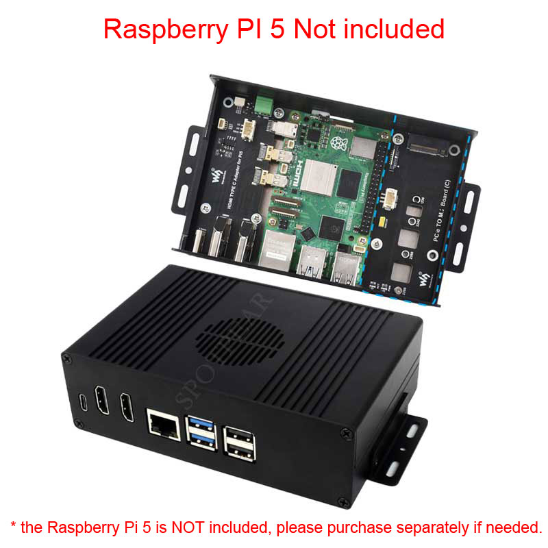 Raspberry Pi 5 Box Case Kit-C  - Argon One V3 M.2 Nvme Case ulasan dan harga
