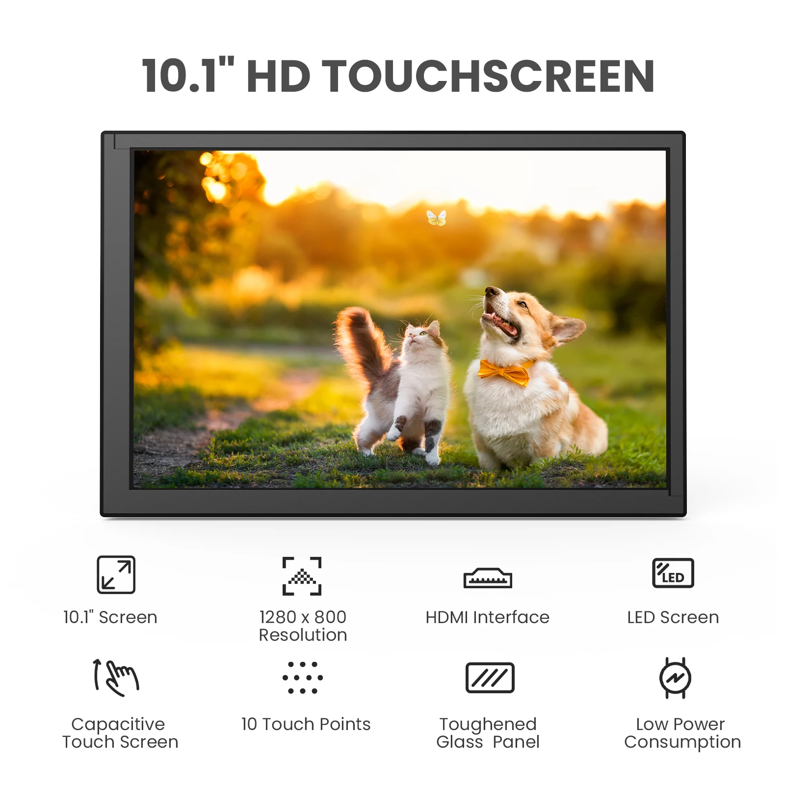 HDR 1280x800 IPS Capacitive To - Raspberry Pi 10.1 Inch Capacitive Touch Screen Ips ulasan dan harga