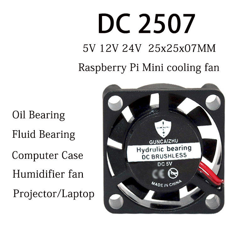 NEW 2507 Fan 25x25x7MM Oil Bea - Raspberry Pi Water Cooling Kit ulasan dan harga